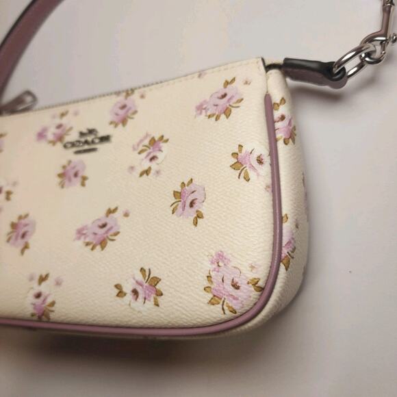NWT Coach CAL24 Nolita 19 Chalkl Mu Floral P Signature Canvas Shoulder Bag - Picture 4 of 8